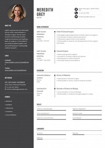 14 Doctor Resume Examples and Templates for 2025