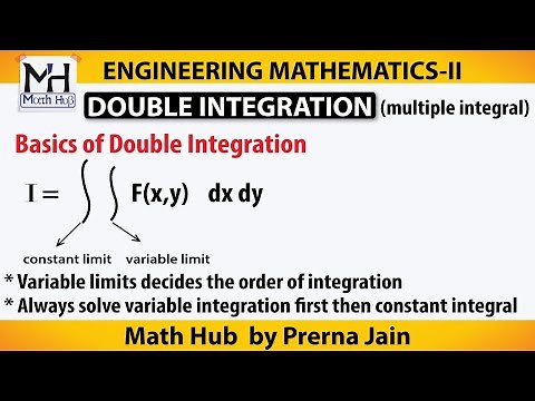 #1-Double integral: Basic point to solve