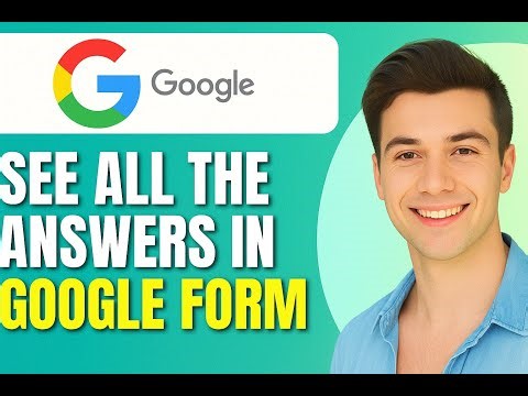 How To See All The Answers in Google Form | View Responses in Google Form | Easy Tutorial