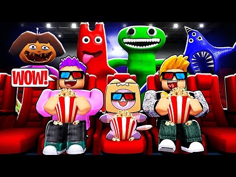 We Went To ROBLOX MOVIE THEATER...!? (You Can Watch FREE ROBLOX MOVIES!?)