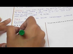 Lempel Ziv Coding || Working || Algorithm || Example Solve with Note
