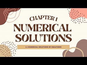 Numerical Solutions by Graphical Method