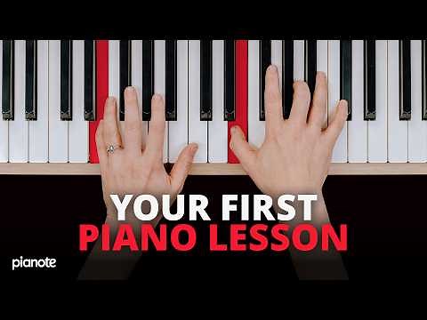 How To Play Piano (Beginner Piano Lesson)