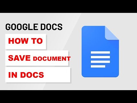 How To Save a Document in Google Docs (2025)