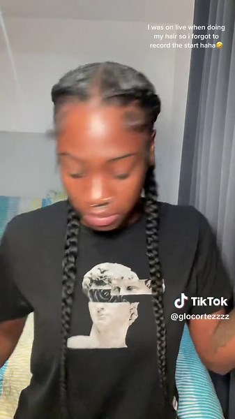 #twocornrows #glocortez | two cornrows tutorial