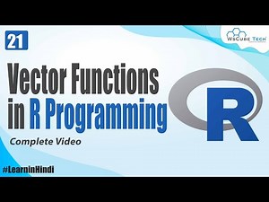 How to Create Vector Functions in R Programming | R Data Structures | R Programming Tutorial #21