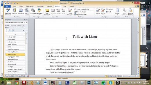 How to layout a book in Microsoft Word