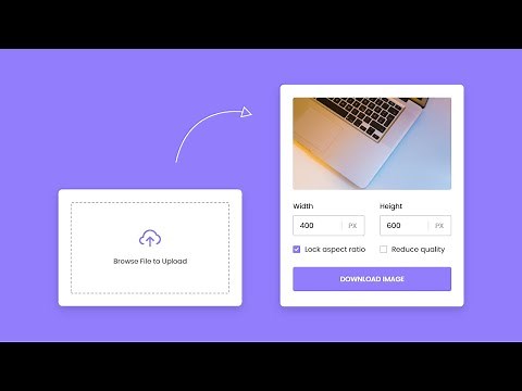 Resize and Compress Images in HTML CSS & JavaScript | Resize Image in JavaScript