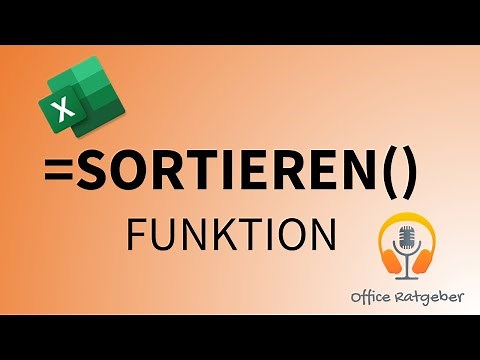 Excel Sortieren Funktion