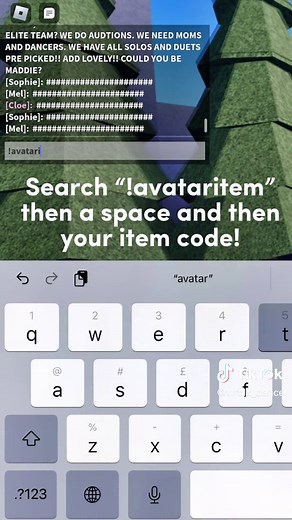 How to put custom codes into aldc roblox!~Looking to tryout for a team if anyones open!~ #fyp #viral #foryou #dancesmoms #roblox #maddie #kenzie #chole #brooke #jojo #nia #paige #lilyk #aisa #kendall #robloxx