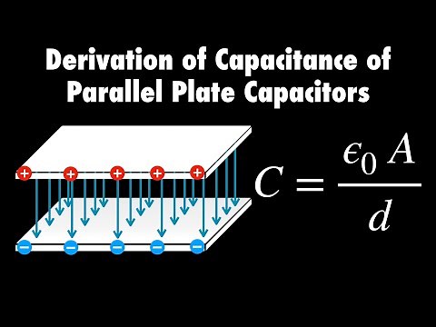 Deriving The Capacitance of a Parallel Plate Capacitor