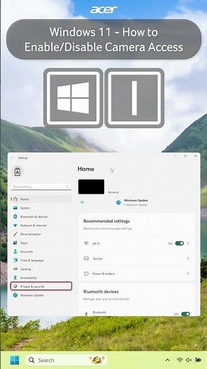 Windows 11 - How to Enable/Disable Camera Access