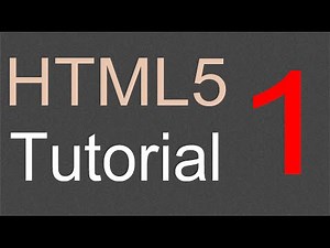 HTML5 Tutorial for Beginners - 01 - Introduction