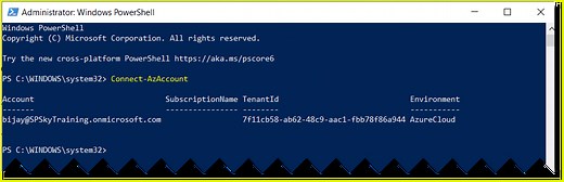 Connect To Azure Using PowerShell - Azure Lessons