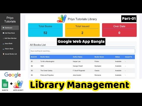 Build a Complete Library Management System with Google Apps Script