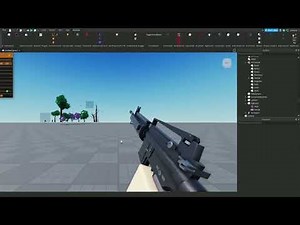I made my first gun animation #roblox #robloxstudio