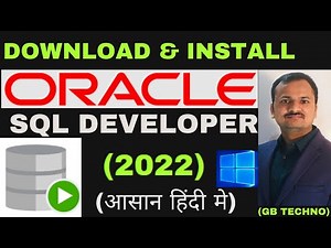 How to install Oracle SQL Developer on Windows 10 / 7/ 8 | 2021(HINDI)| Install Oracle SQL Developer