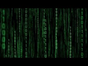 Matrix Binary Code Loop Stock Motion Graphics