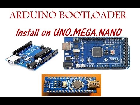 Arduino Install Bootloader on UNO, MEGA, NANO