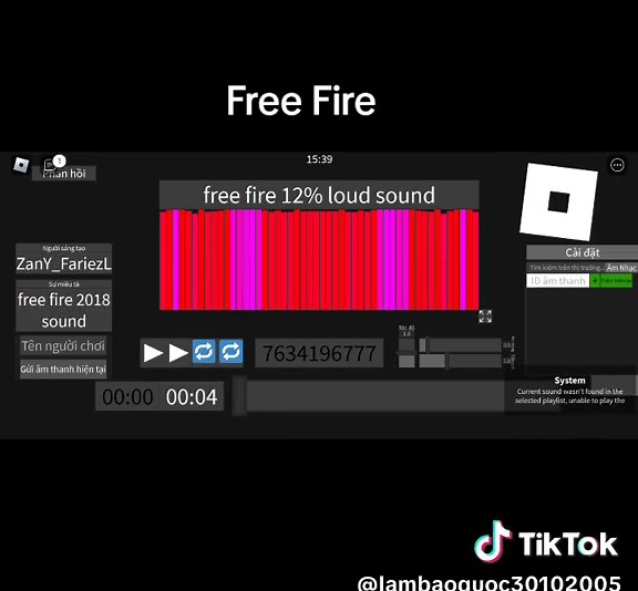 Free Fire Roblox Music ID