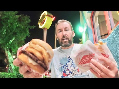 First Time Eating At FATBURGER - The Last Great Hamburger Stand / Food Review California Restaurant