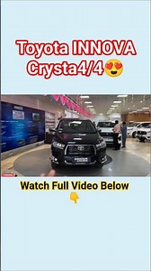 New GST Price Toyota INNOVA Crysta😍Top Model 2026🔥. Toyota INNOVA Top Model Full Detailed Review♻️.