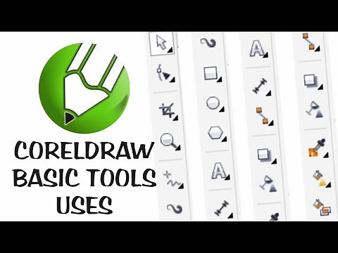 How To Use CorelDRAW Tools 2024 | Pick tools, Pen tool, Shape tool.