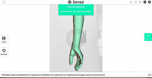 escaner sense 3D - Instalación y Funcionamiento