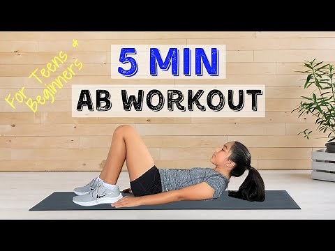 5 Minute Ab Workout for Teens | Beginners | AVIverse