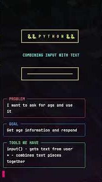 Python's input() Function Explained in 60 Seconds