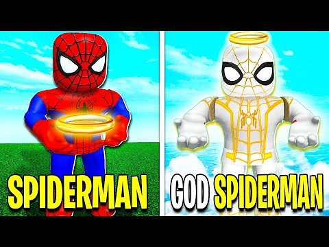 SPIDERMAN To GOD SPIDERMAN! (Roblox)