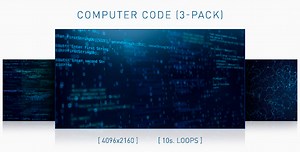 Computer Code Backgrounds (3-Pack)