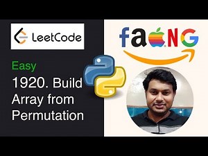 LeetCode: 1920. Build Array from Permutation | Python | Telugu | Naveen V