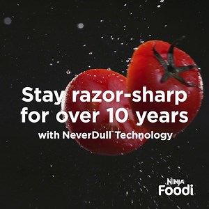 5.2K views · 124 reactions | Hungry for more information about the new Ninja™ Foodi™ NeverDull™ Premium Knife System? Watch to learn more about knives that never cut off more than they can chew.  Our blades are rust-resistant, forged from German stainless-steel, and durable enough for all your kitchen tasks. Check them out: https://bit.ly/3tvy22L. | Ninja Kitchen | Facebook