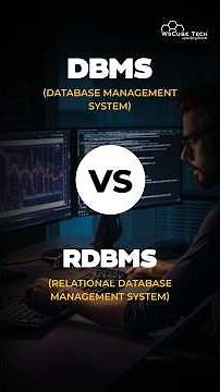 DBMS vs RDBMS: What is the Difference? #webdevelopment #shorts