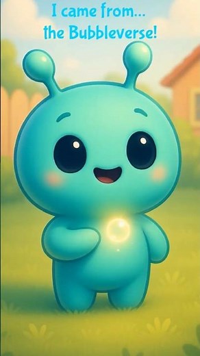 Meet BUBBLE 💚 | The Cutest Alien on Earth😍 #shorts