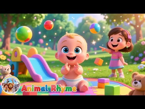 Baby Play in Park Action | Bella’s Fun Running, Sliding, Swinging, and Dancing Movement