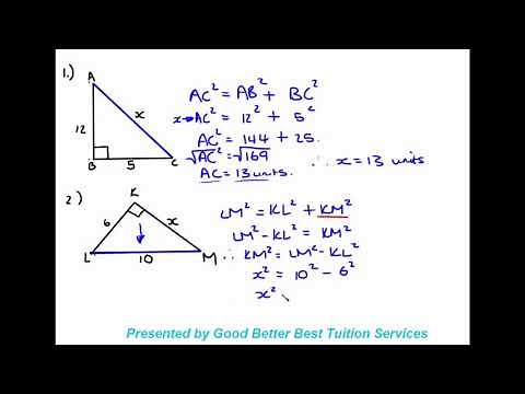 Grade 8 Maths: Pythagoras