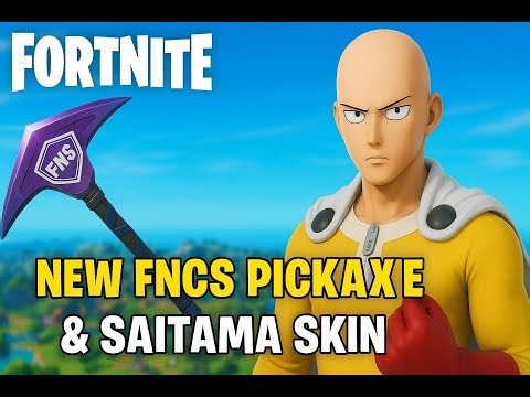 Fortnite: New FNCS Pickaxe & Saitama Skin Reveal