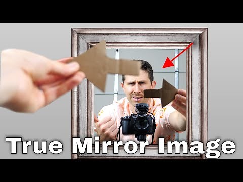 How Does a Non-Reversing Mirror Work?