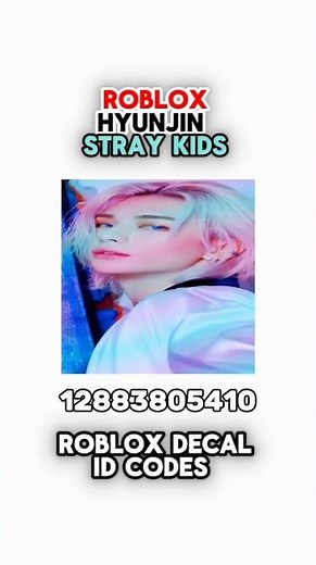 Hyunjin skz / straykids roblox poster decal id codes🌟 #roblox #bloxburg #royalhigh #berryave #skz