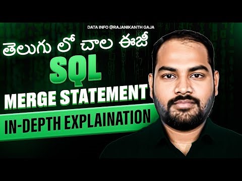 Master SQL MERGE Statement | Best Real-Time Tutorial for Data Engineers & Analysts In Telugu