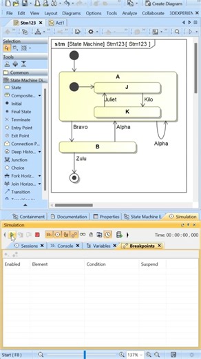 Initial Pseudo State | State Machine Diagram