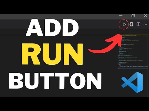 How To Add Run Button In Vscode
