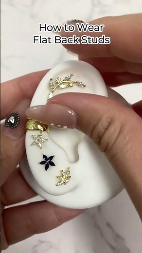 Flat Back Earrings: How to Put Them On and Take Them Off with Ease | Erica Jewels