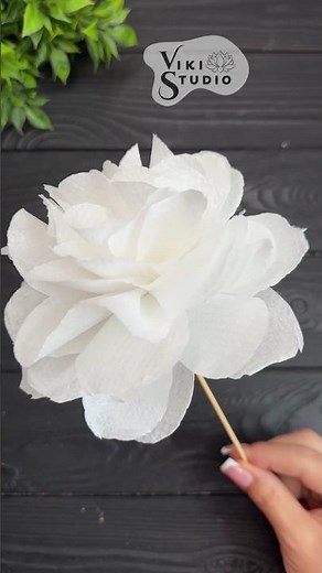 How to make Easy Tissue Paper Flowers DIY Paper Craft Tutorial
