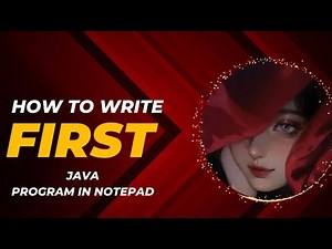 How to Write and Run Your First Program in Notepad | For beginners
