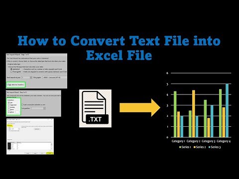 How To Convert a Text file into Excel File Format - Ultimate Guide (TXT to XLSX)