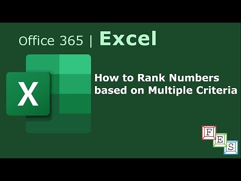 How to Rank Numbers based on Multiple Criteria in Excel - Office 365