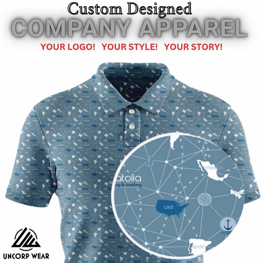 Your brand deserves more than a basic left-chest logo. Uncorp Wear crafts 100% custom designs that tell your story — paired with modern, high-performance apparel your team actually wants to wear. Comfortable, eye-catching, and built to stand out. Stand out at your next trade show. Break the ice at happy hour. Elevate your brand everywhere you go. Tap below to book time with our team and discover how we can create a look that truly represents your brand. | Uncorp Wear